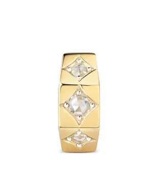 Marie Lichtenberg 18K イエローゴールド ダイヤモンド フープ ピアス - サムネイル3