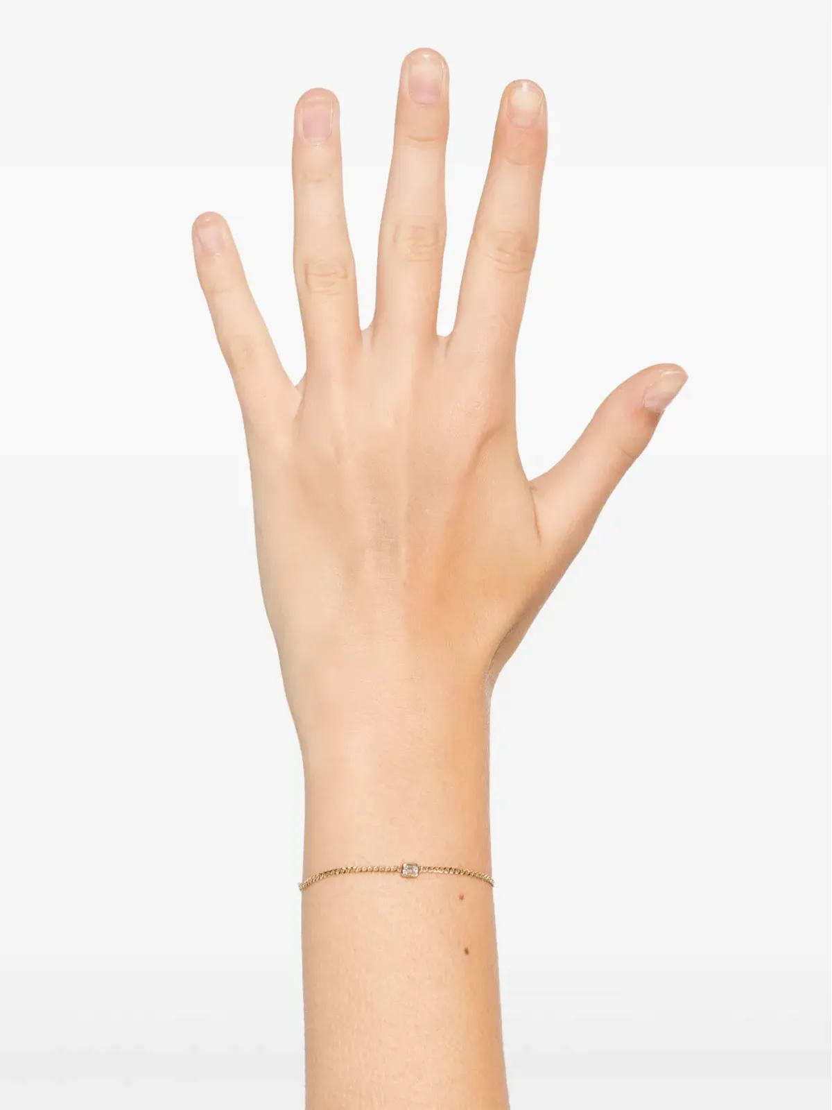 Zoë Chicco 14kt イエローゴールド ダイヤモンド チェーン ブレスレット - 画像2