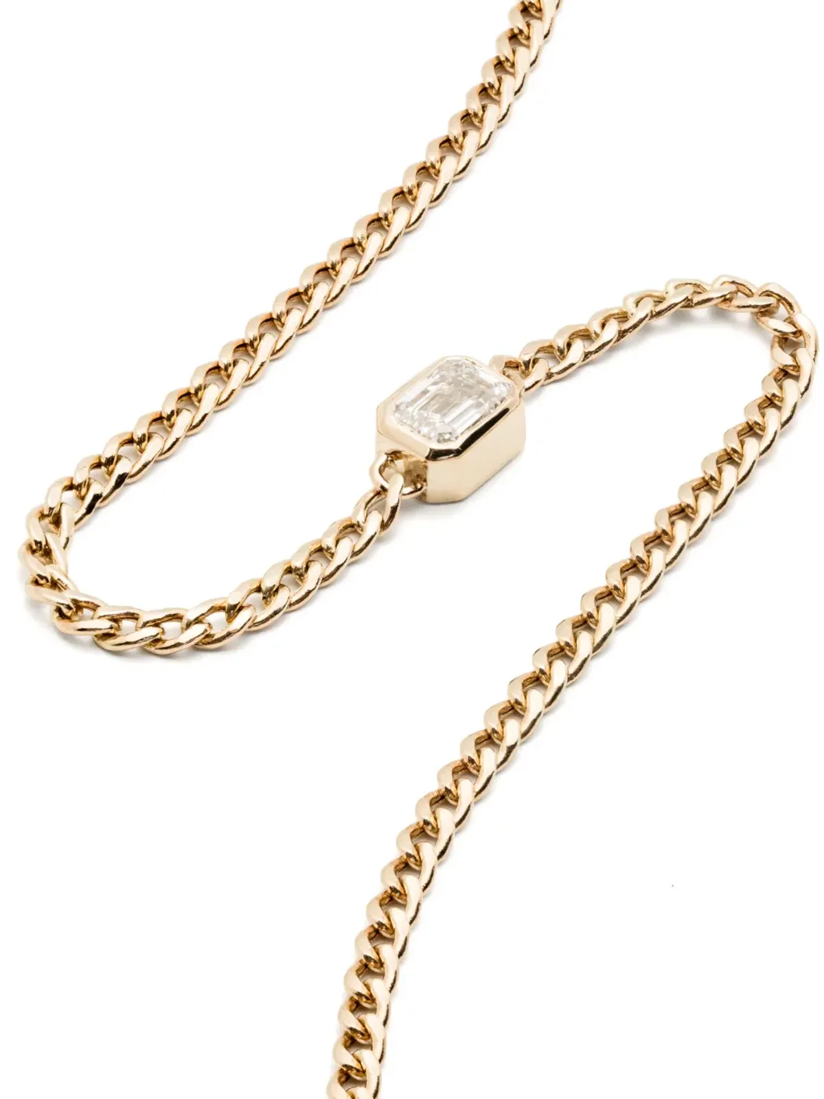 Zoë Chicco 14kt イエローゴールド ダイヤモンド チェーン ブレスレット - 画像3