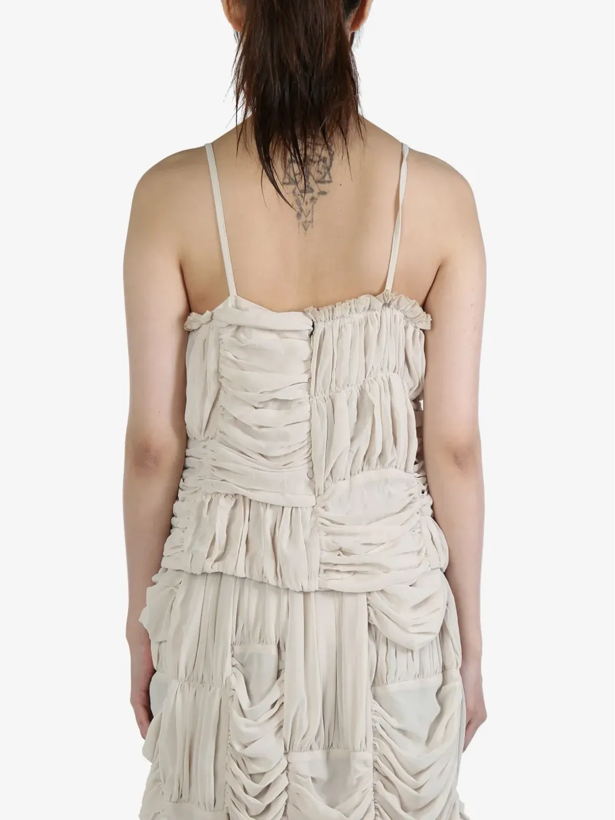 Comme des Garçons TAO ドレープノースリーブトップ - 画像3