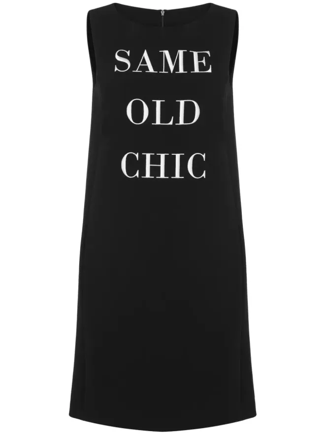 Moschino Moschino embroidered round-neck dressの商品画像