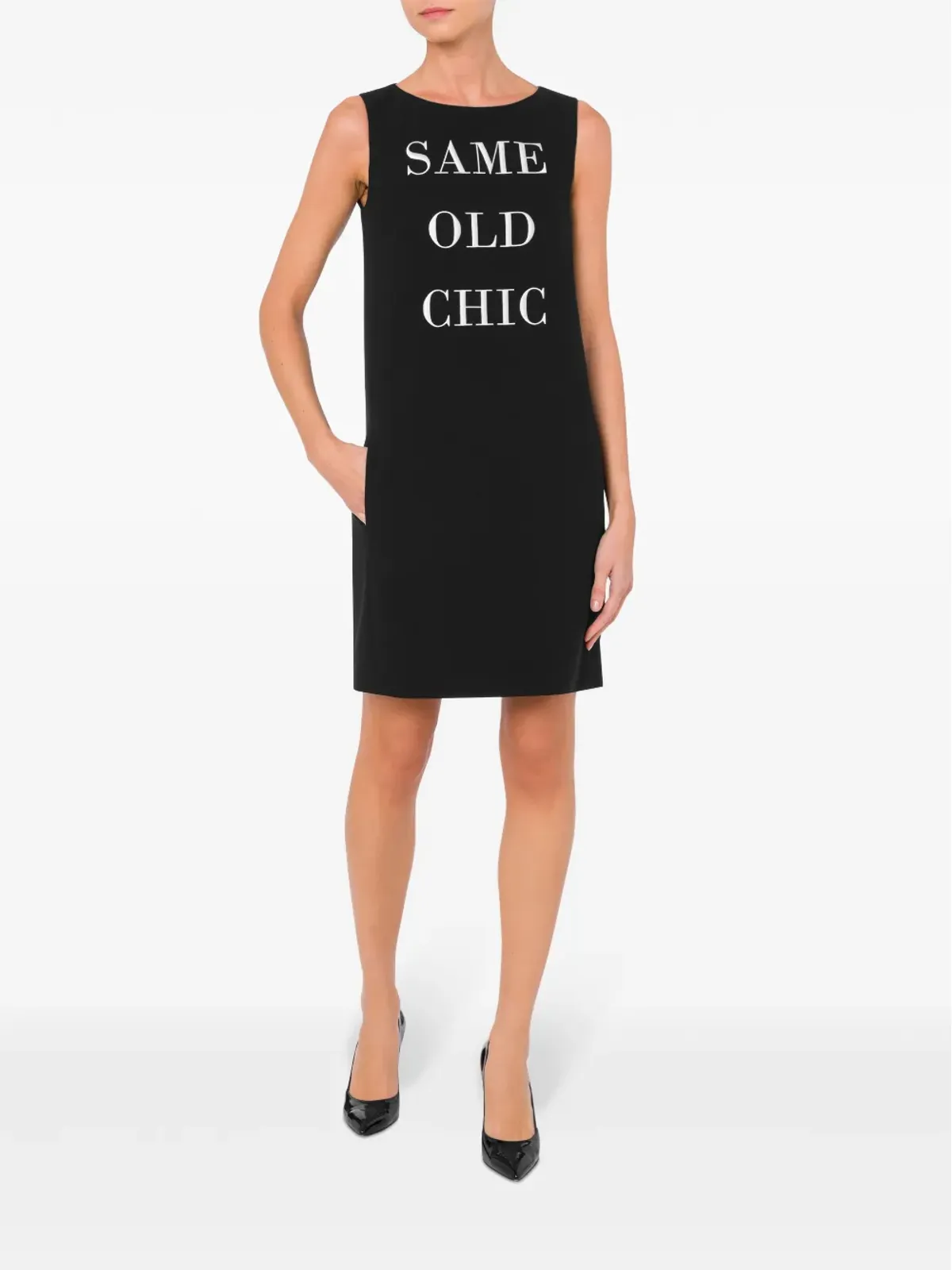Moschino embroidered round-neck dress - 画像2