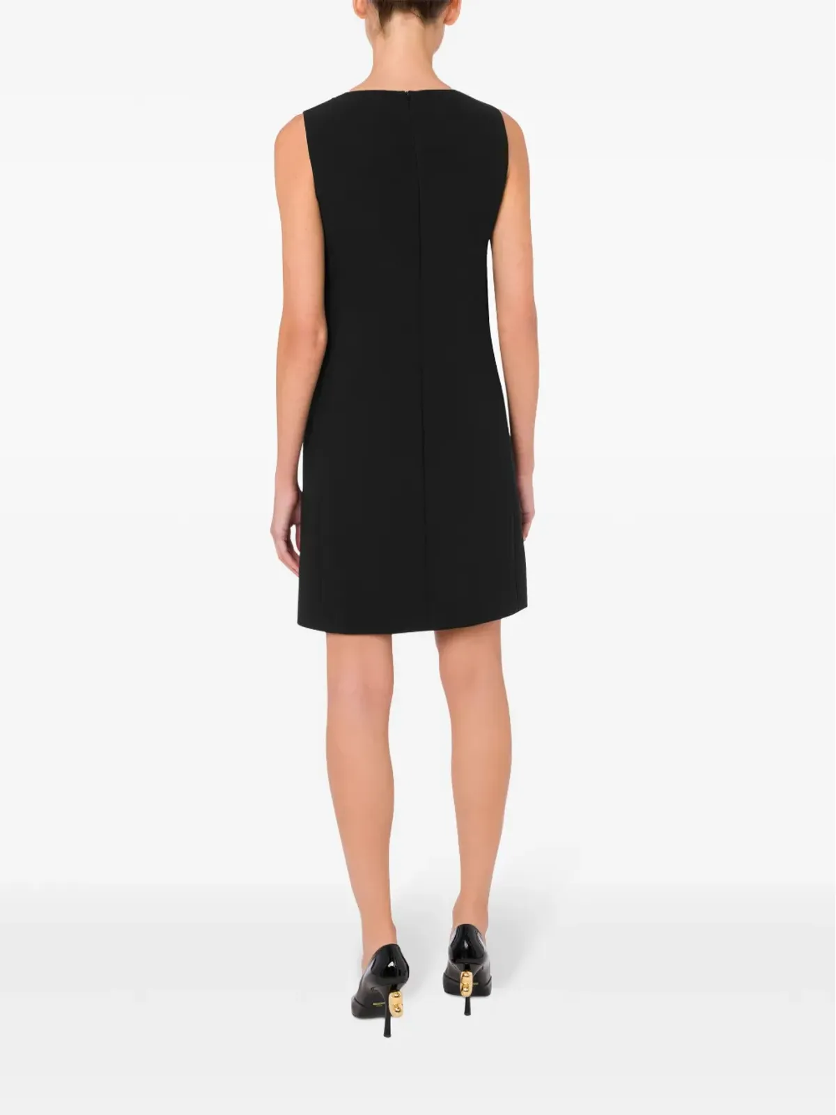 Moschino embroidered round-neck dress - 画像3