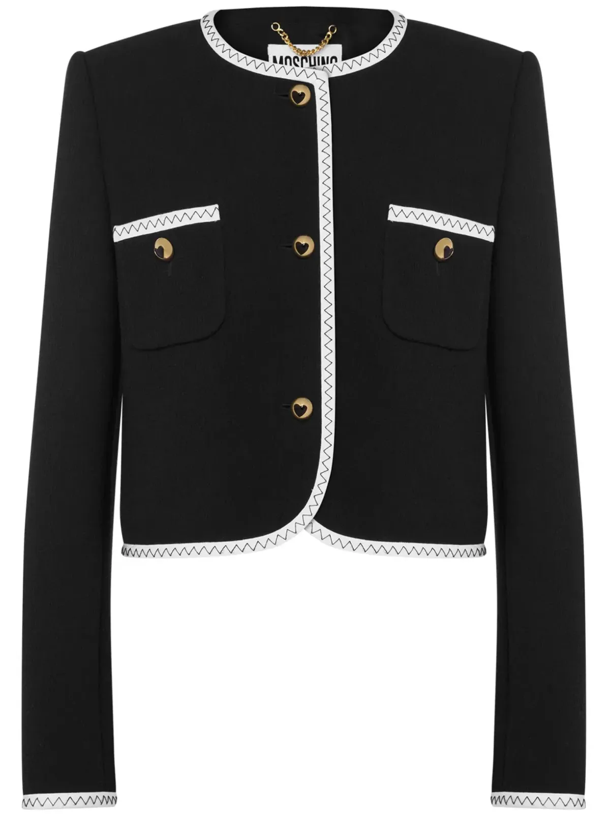 Moschino シングルブレストジャケット ブラック - 画像1