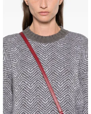 Moschino シェブロン柄ニット グレー - サムネイル5