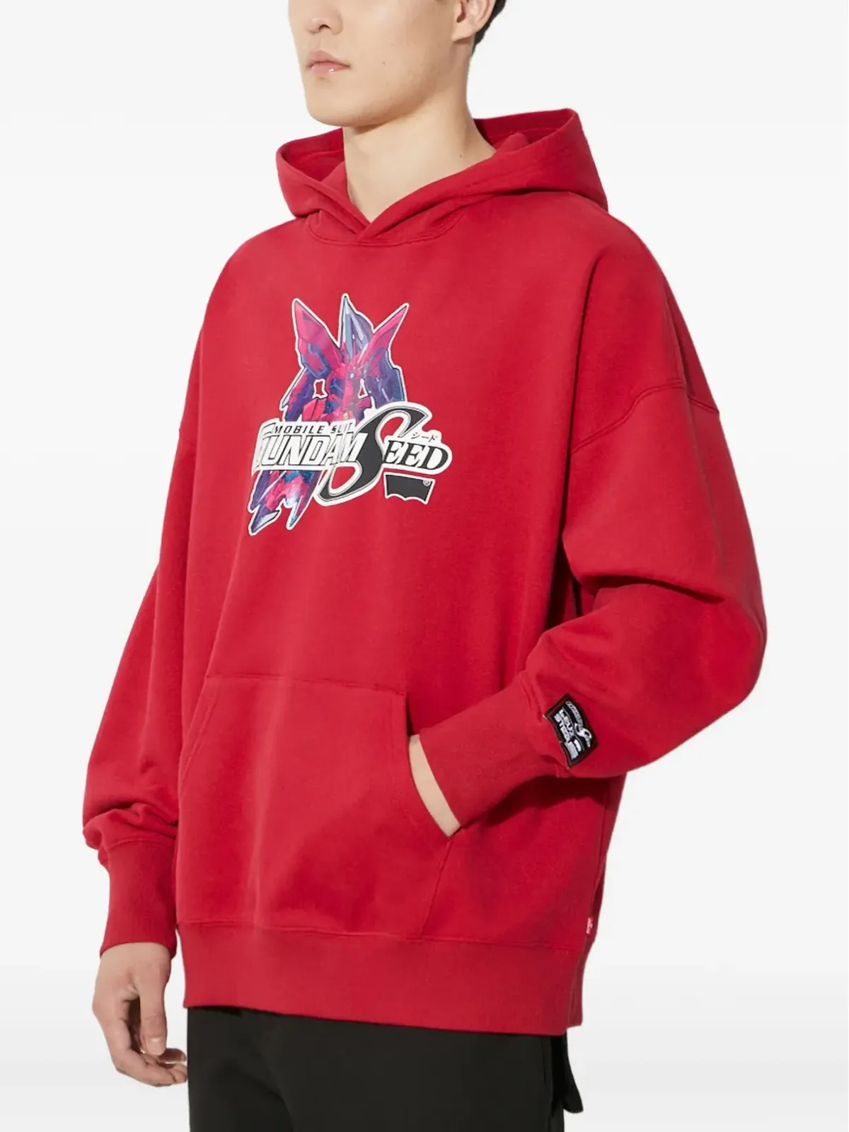 Levi's x Gundam Seed グラフィック パーカー - レッド - 画像2