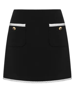 Moschino ハイライズミニスカート ブラック - サムネイル1