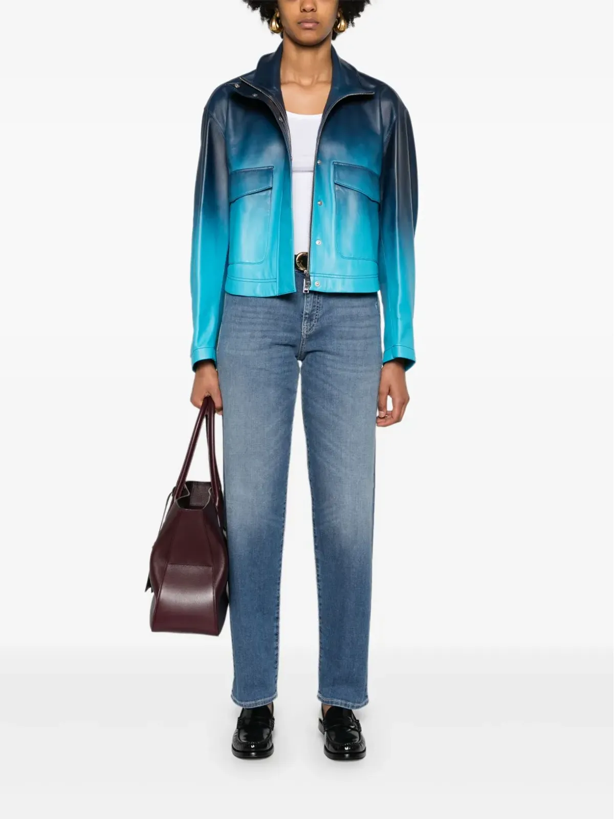 Emporio Armani ミッドライズ・スリムカット ジーンズ - 画像2