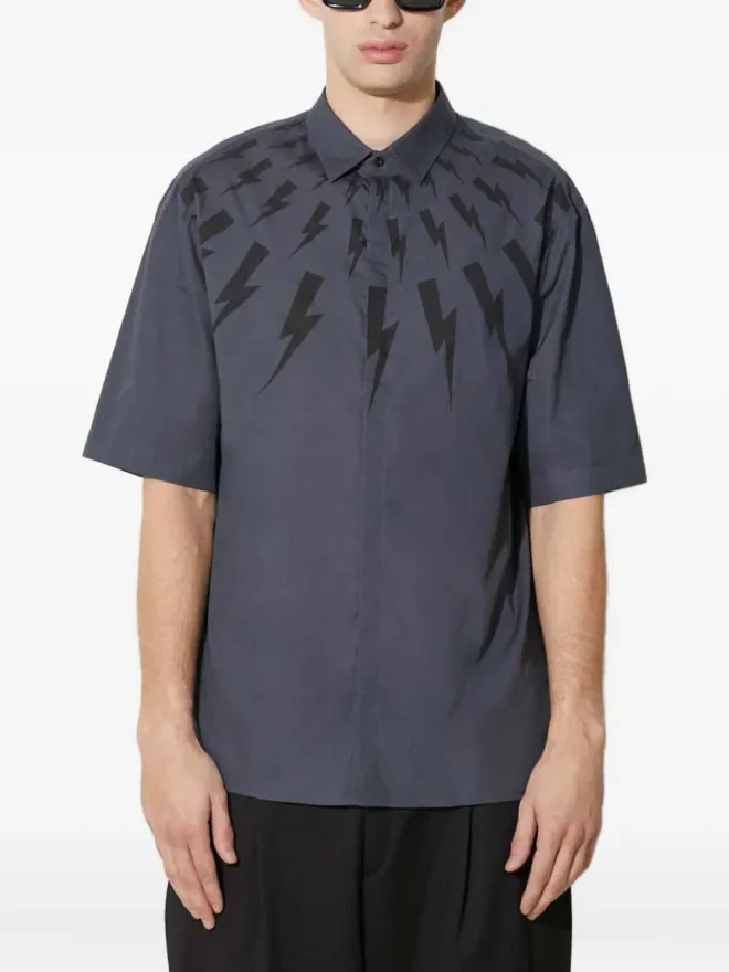 Neil Barrett Neil Barrett ライトニングボルトシャツの商品画像