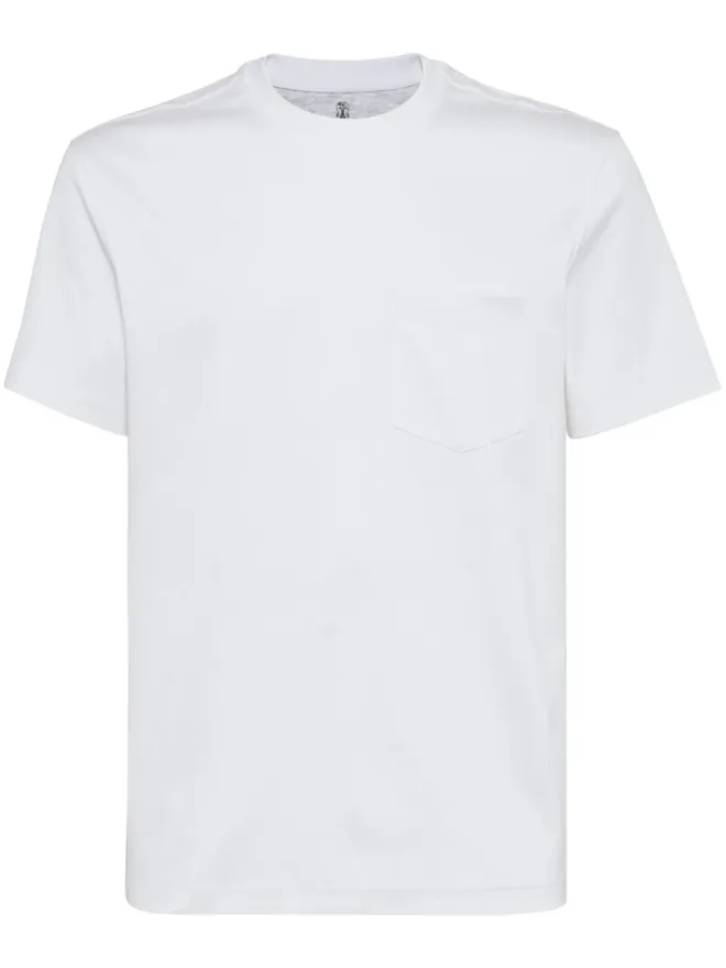 Brunello Cucinelli Brunello Cucinelli パッチポケット クルーネック Tシャツの商品画像