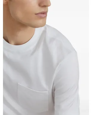 Brunello Cucinelli パッチポケット クルーネック Tシャツ - サムネイル4