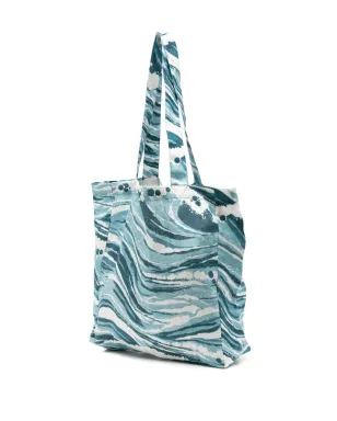 Maison Kitsuné アブストラクトパターンプリントリネンバッグ - サムネイル2