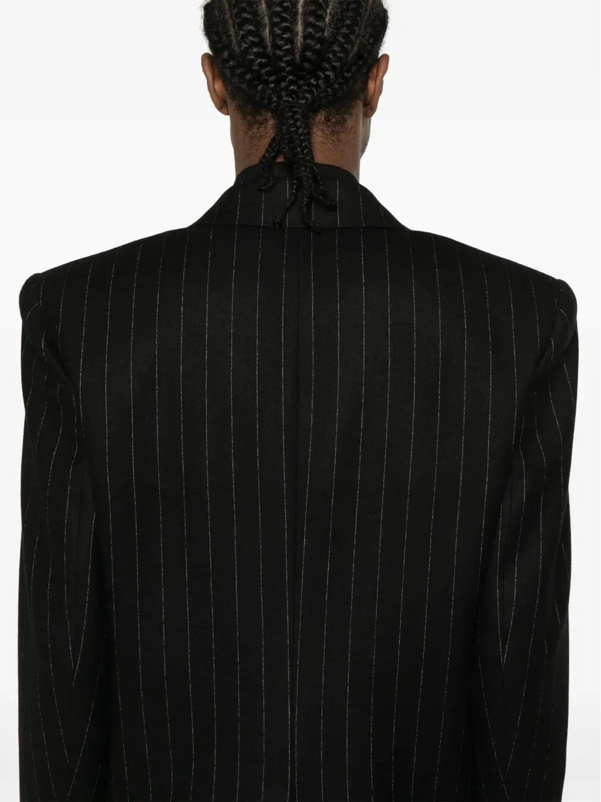 Saint Laurent ダブルブレスト ウール ブレザー - ブラック - 画像5