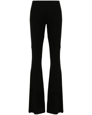 Courrèges Ellipse ブートカットパンツ ブラック - サムネイル1