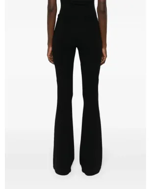 Courrèges Ellipse ブートカットパンツ ブラック - サムネイル4
