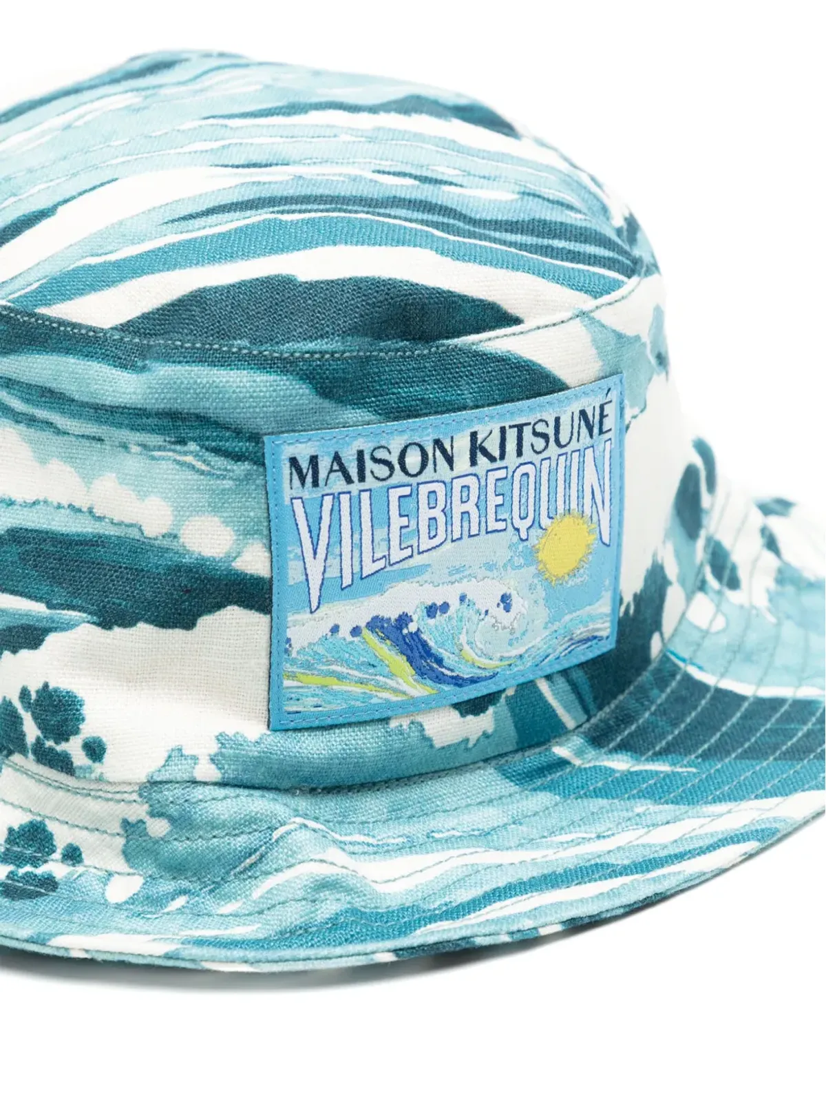 Maison Kitsuné x Vilebrequin タイダイ バケットハット - ブルー - 画像2