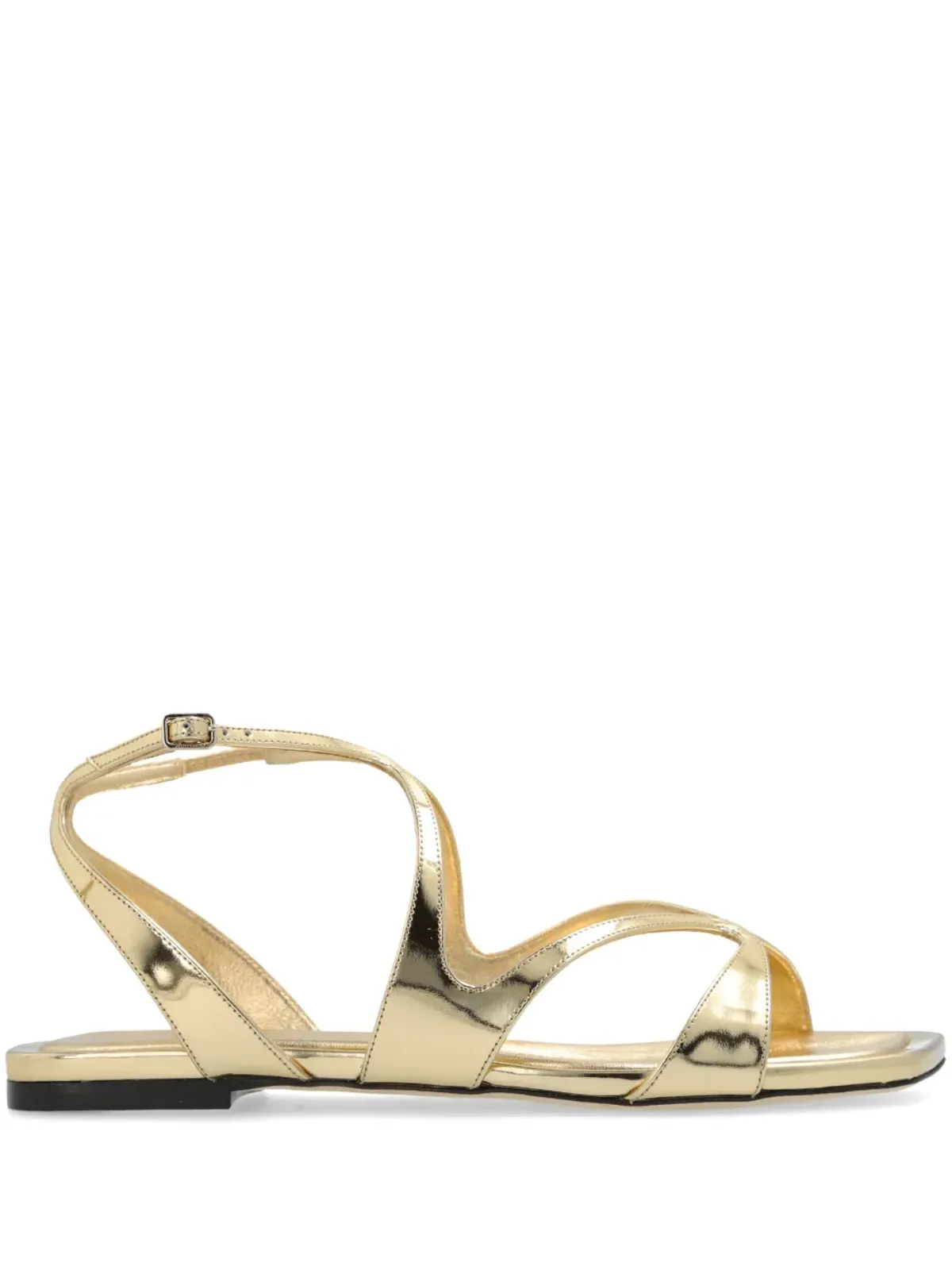 Jimmy Choo Ayla メタリックサンダル - ゴールド - 画像1