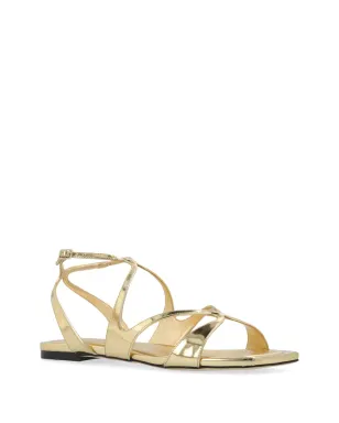 Jimmy Choo Ayla メタリックサンダル - ゴールド - サムネイル2