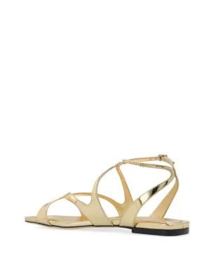 Jimmy Choo Ayla メタリックサンダル - ゴールド - サムネイル3