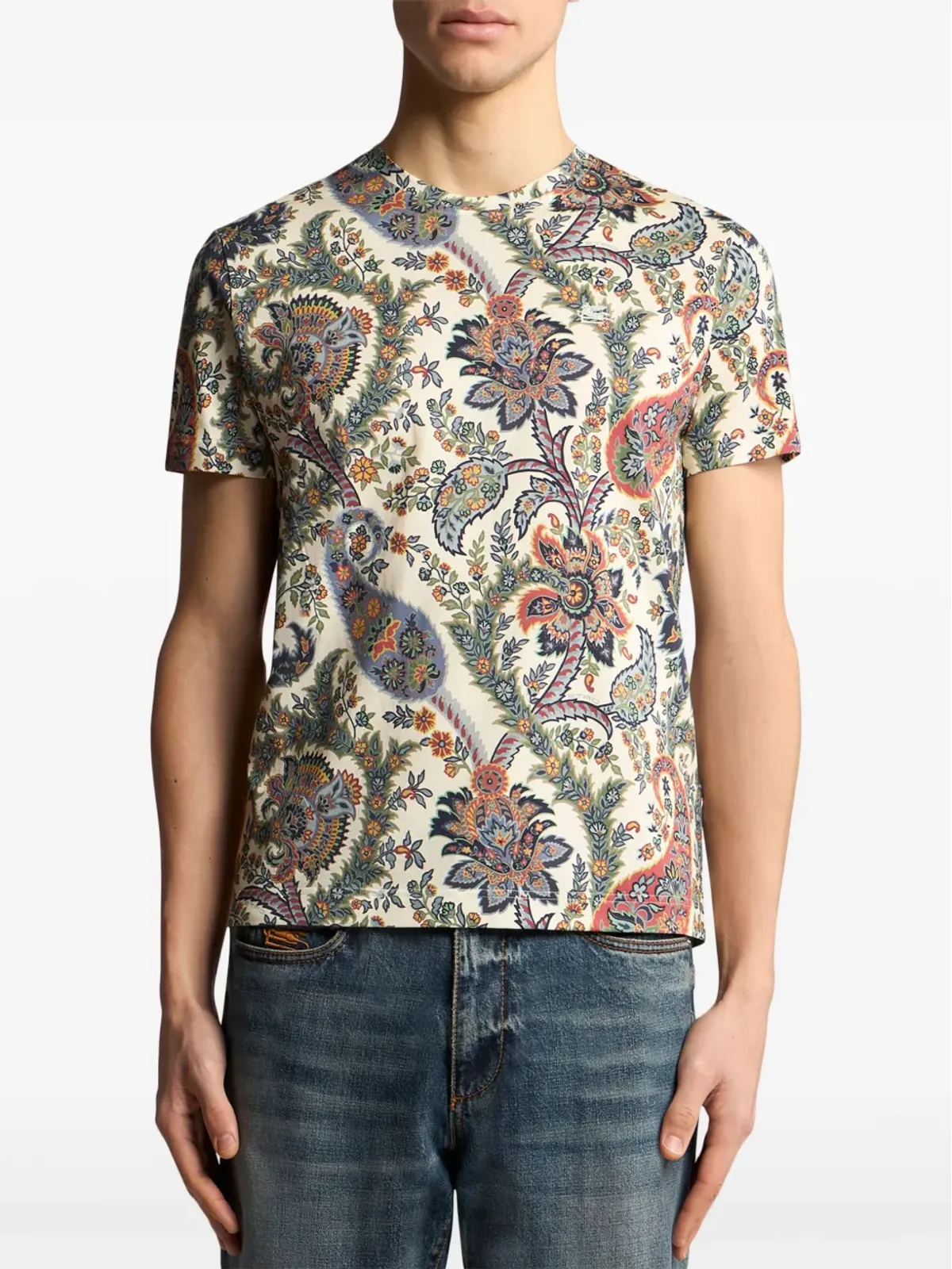 ETRO 花柄ペイズリープリント Tシャツ - ニュートラル - 画像2