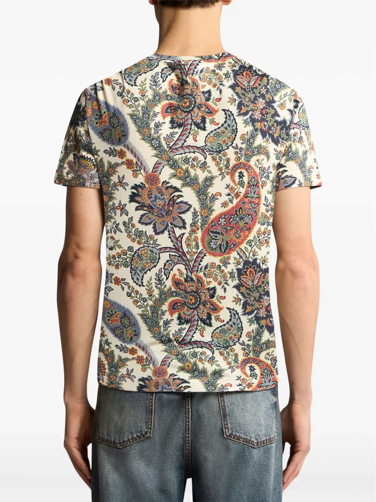 ETRO 花柄ペイズリープリント Tシャツ - ニュートラル - 画像3