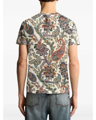 ETRO 花柄ペイズリープリント Tシャツ - ニュートラル - サムネイル3