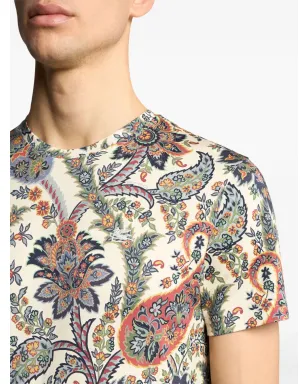 ETRO 花柄ペイズリープリント Tシャツ - ニュートラル - サムネイル4