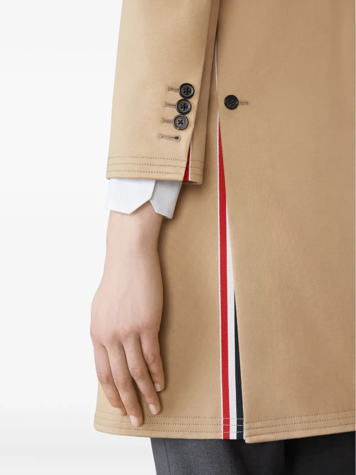 Thom Browne ハイアームホール チェスターフィールド コート - 画像4