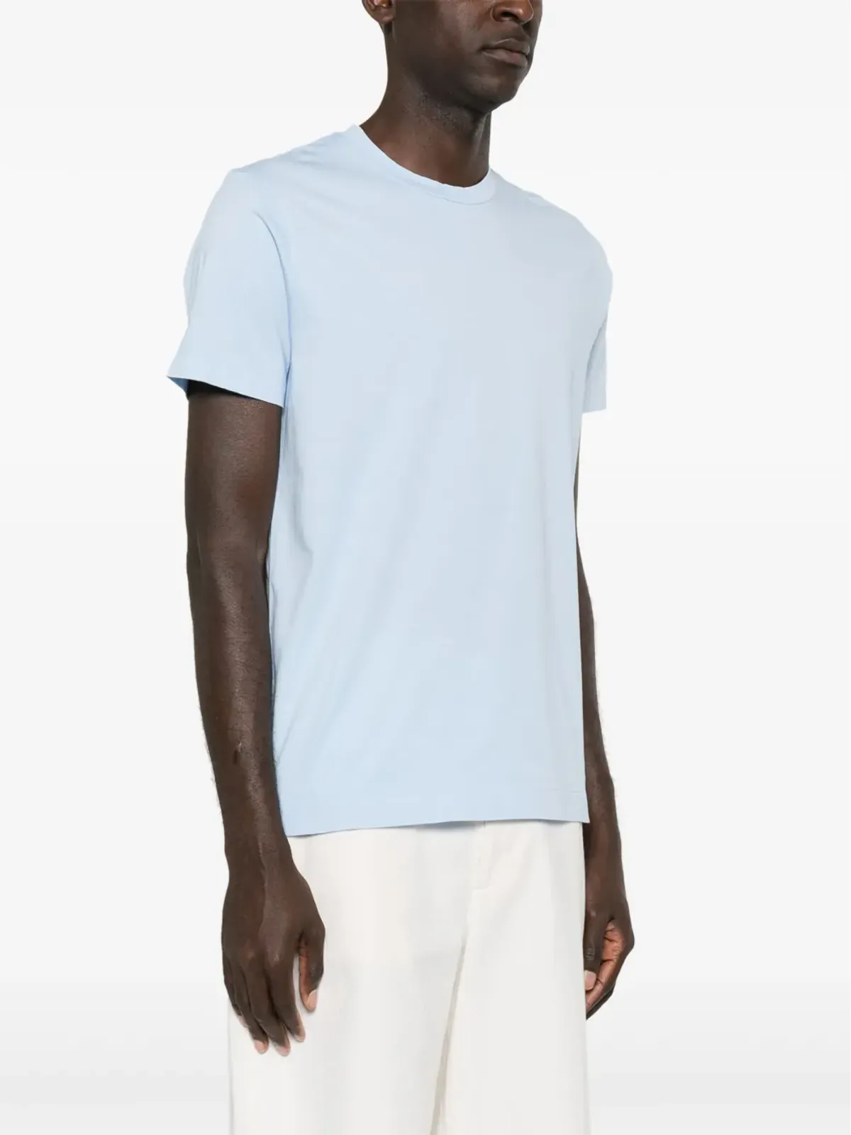 Finamore 1925 Napoli Positano コットン Tシャツ ブルー - 画像3