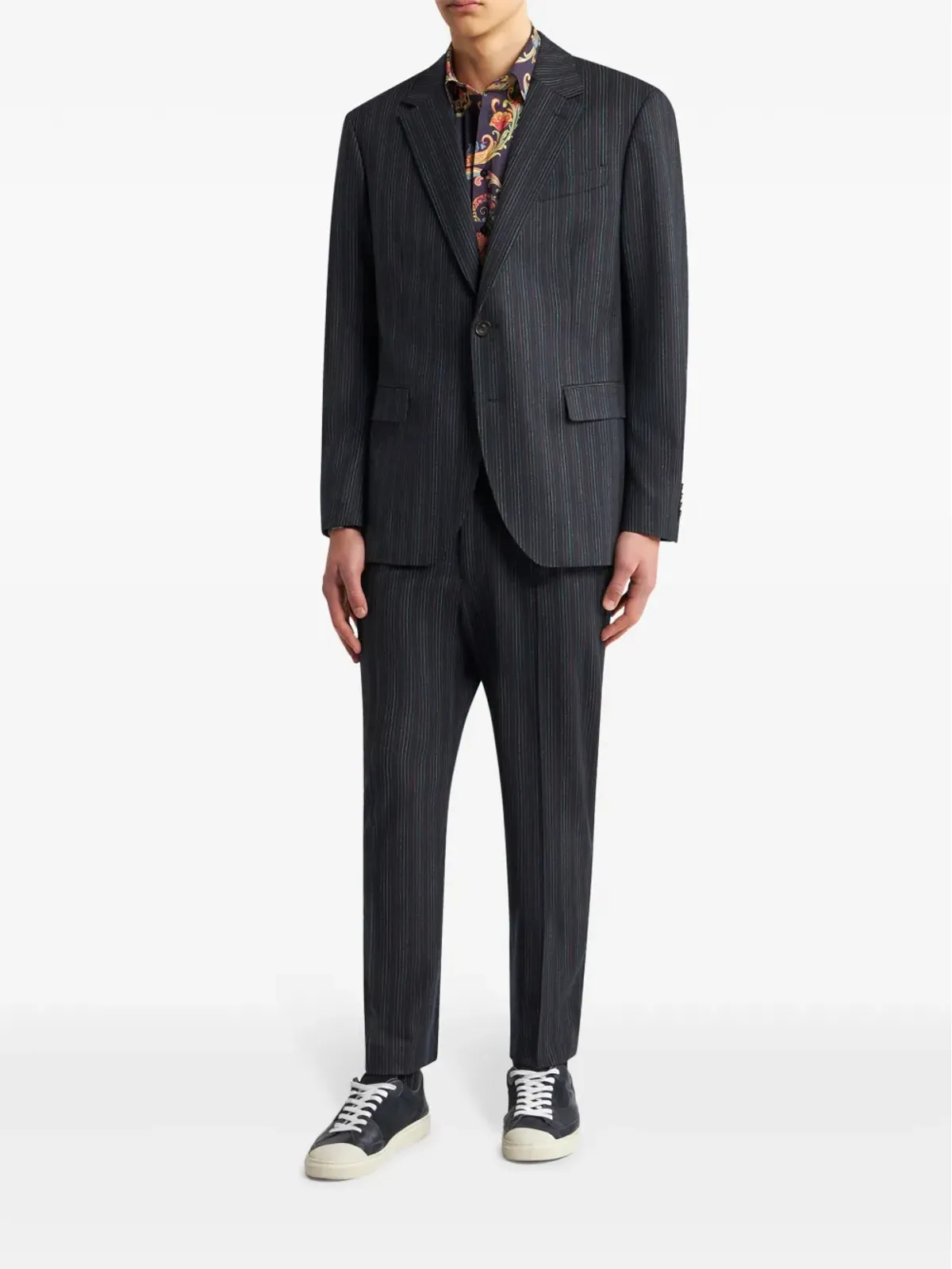 ETRO ペイズリープリント コットンブレンド シャツ - 画像2