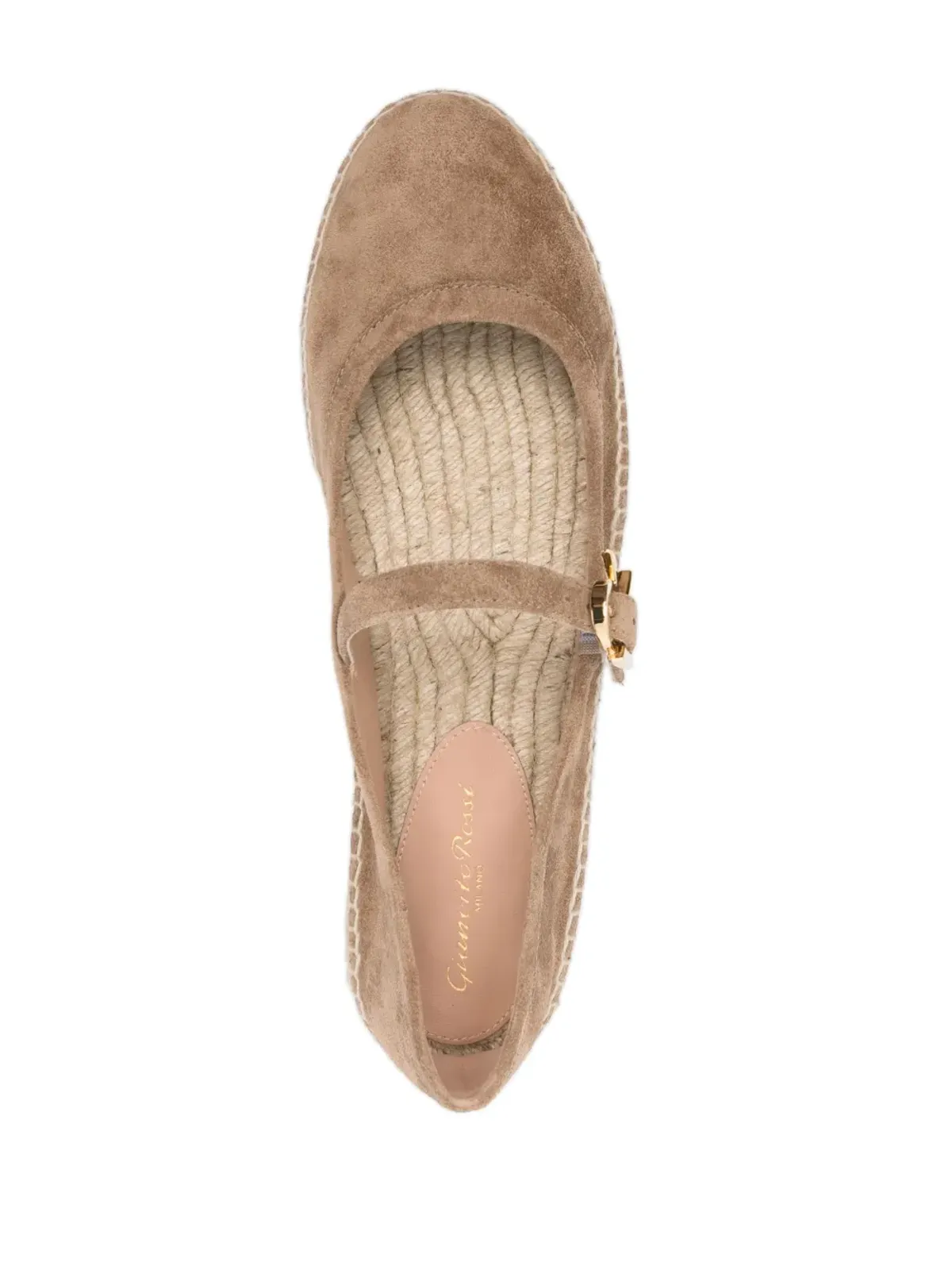 Gianvito Rossi エルダ メアリージェーン エスパドリーユ - ブラウン - 画像4