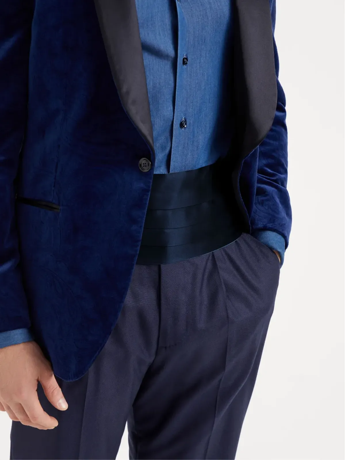 Brunello Cucinelli サテンベルト - 画像4