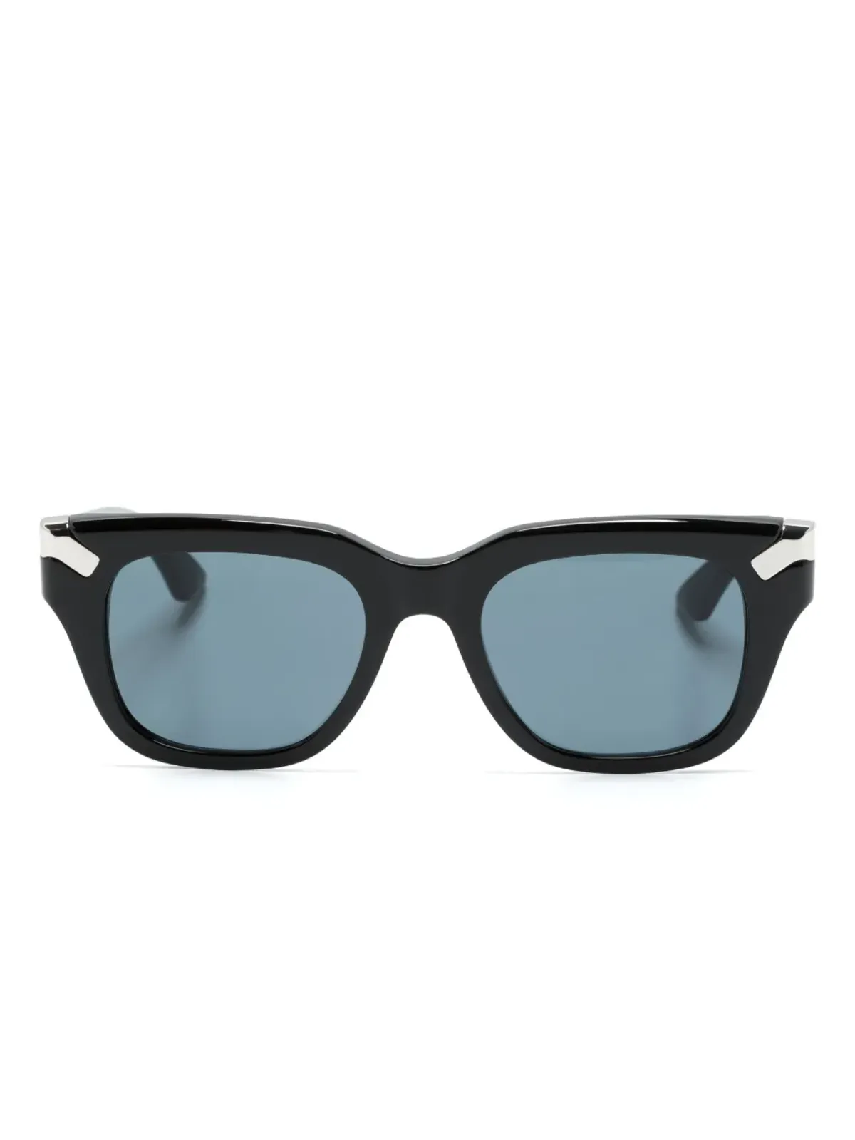 Alexander McQueen Eyewear ロゴ刻印スクエアフレーム サングラス - 画像1