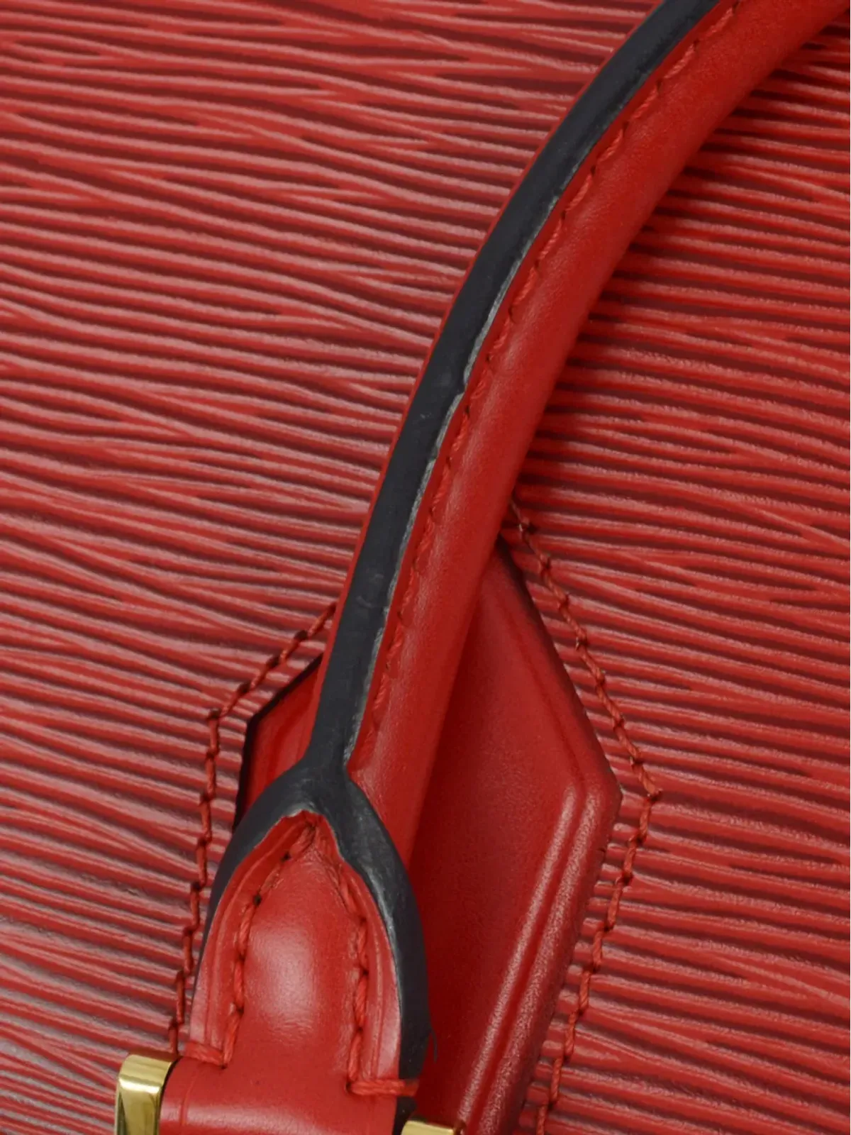 Louis Vuitton ビンテージ 1998 Jasmin ハンドバッグ レッド - 画像5