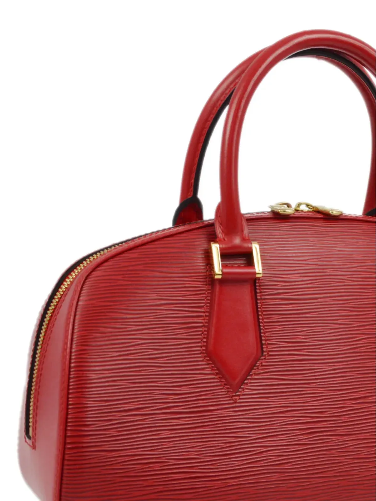 Louis Vuitton ビンテージ 1998 Jasmin ハンドバッグ レッド - 画像3
