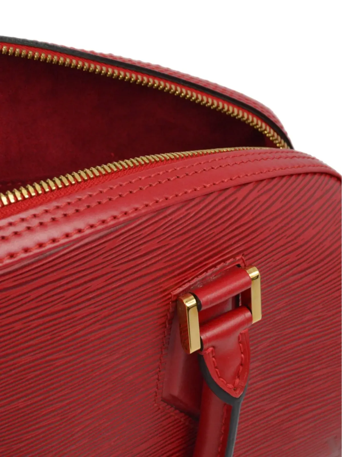 Louis Vuitton ビンテージ 1998 Jasmin ハンドバッグ レッド - 画像4