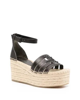 Tory Burch イネス ウェッジエスパドリーレ ブラック - サムネイル2