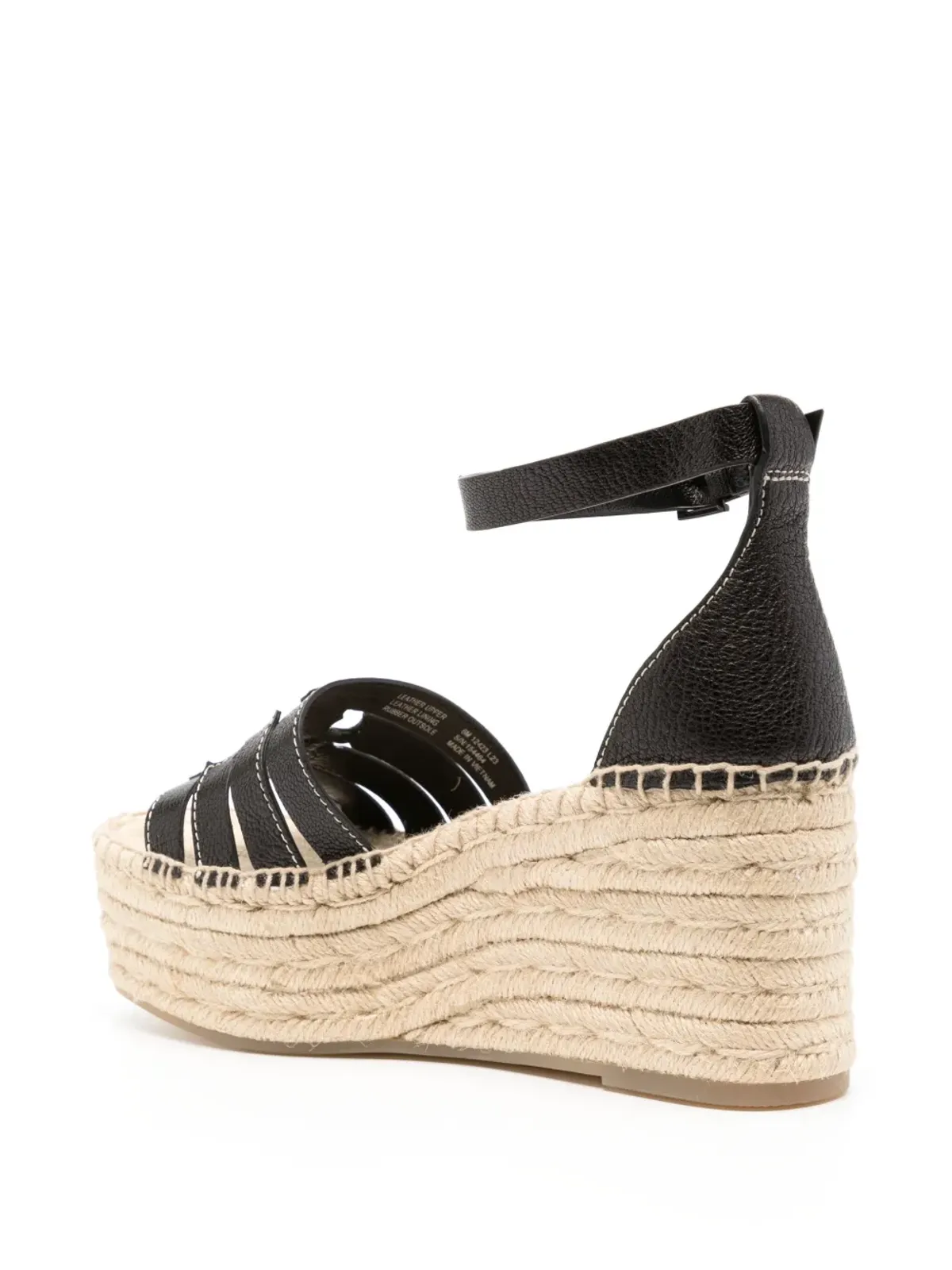 Tory Burch イネス ウェッジエスパドリーレ ブラック - 画像3