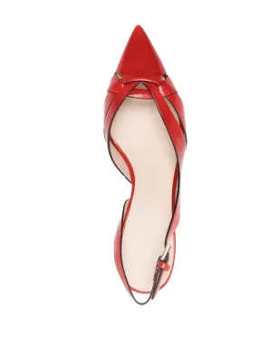 Del Carlo 60mm デコルテパンプス - レッド - サムネイル4