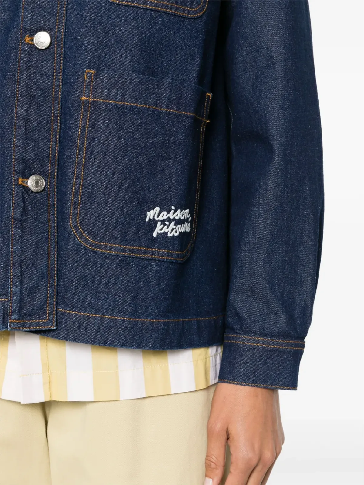 Maison Kitsuné デニムジャケット - 画像5