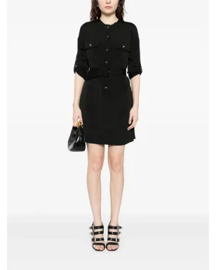 TOM FORD テクスチャード ベルト付きミニシャツドレス - サムネイル2