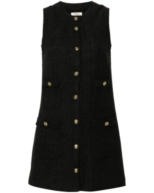 SANDRO エンボスボタン付きミニドレス - サムネイル1