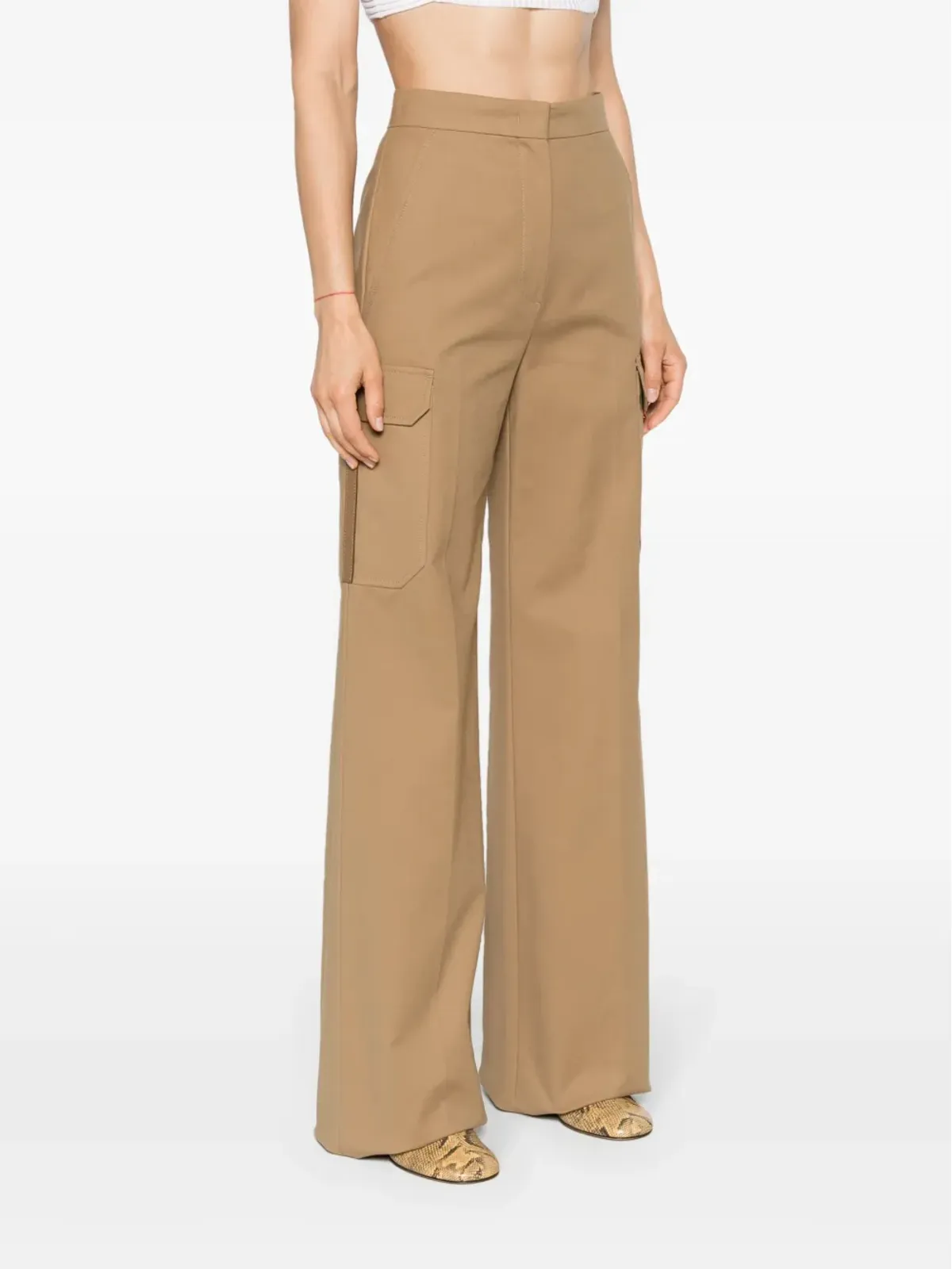 Max Mara エッダ ハイウエスト カーゴパンツ - 画像3