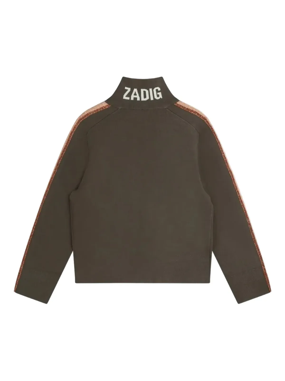 Zadig & Voltaire Kids ジップロゴセーター - 画像2