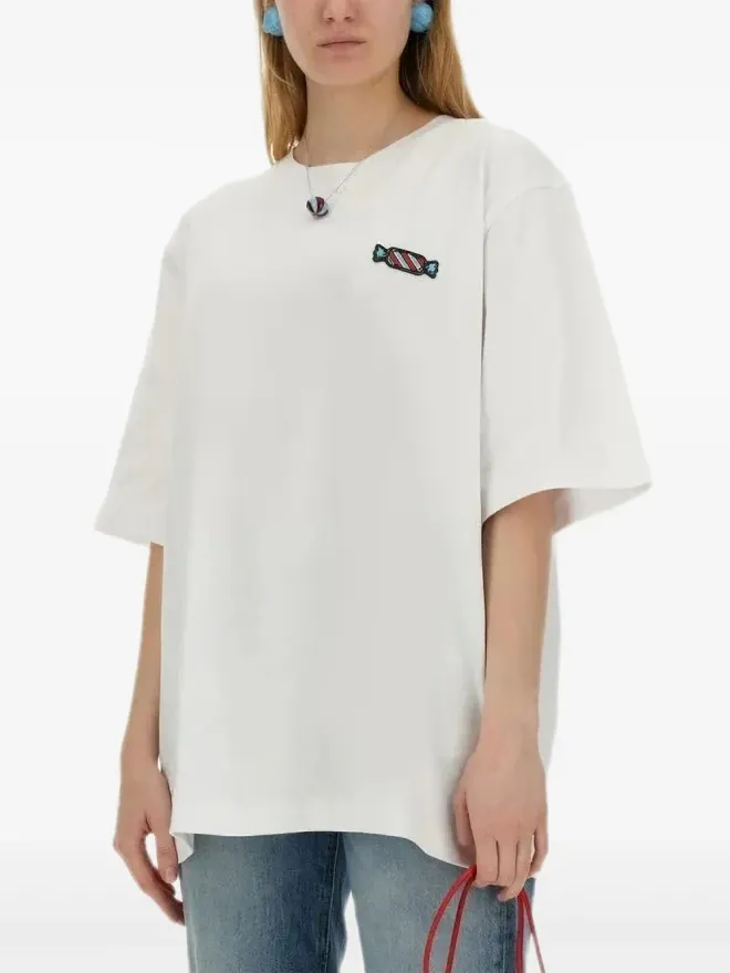 FIORUCCI Fiorucci アップリケTシャツ - Whiteの商品画像