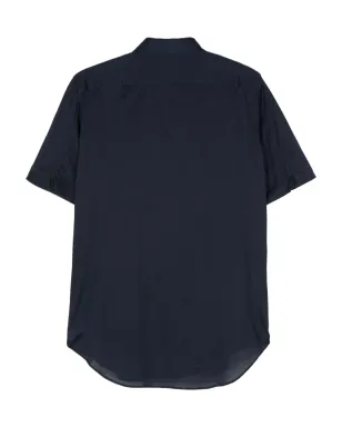 Finamore 1925 Napoli コットン半袖シャツ ブルー - サムネイル2