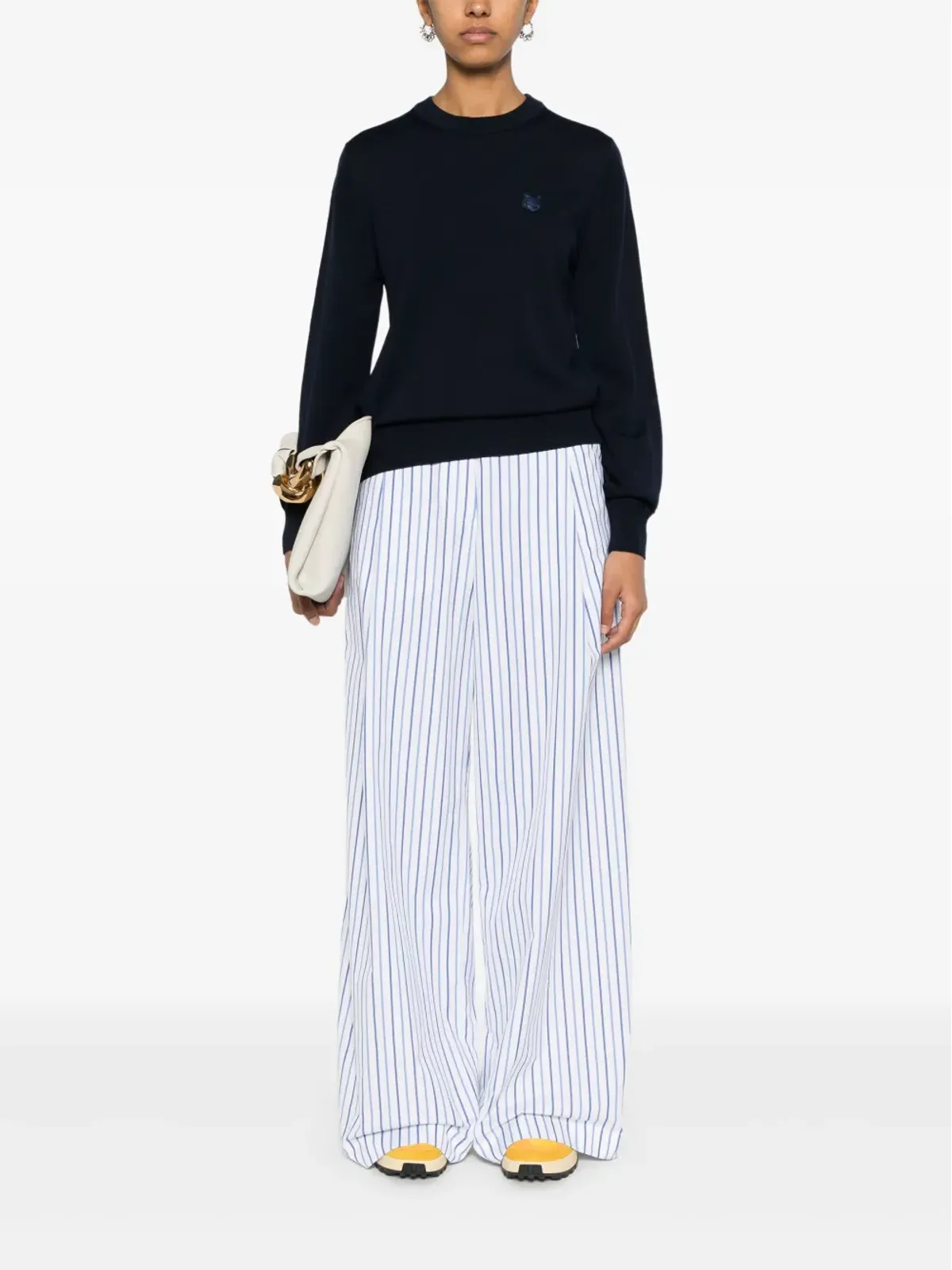 Maison Kitsuné フォックスモチーフのニットジャンパー - 画像2