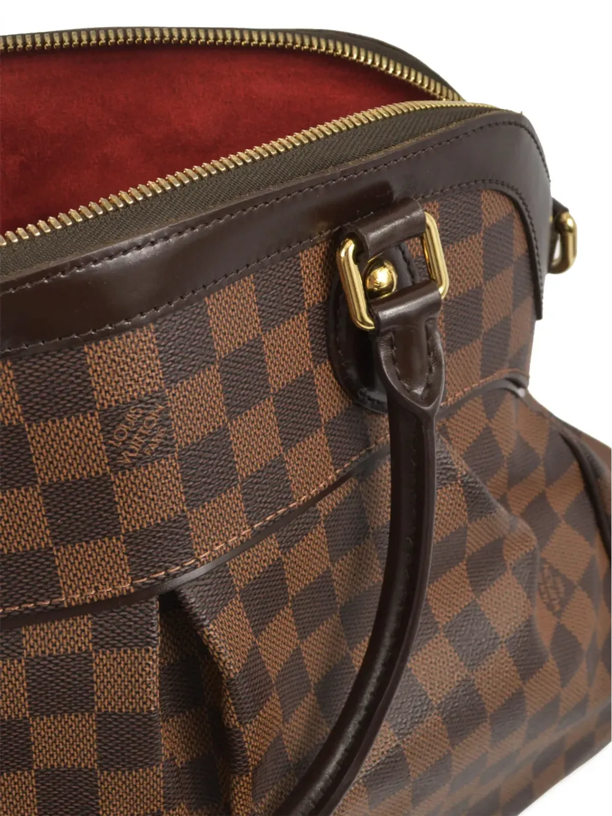 Louis Vuitton ビンテージ 2008 Trevi GM 二ウェイ ハンドバッグ ブラウン - 画像4