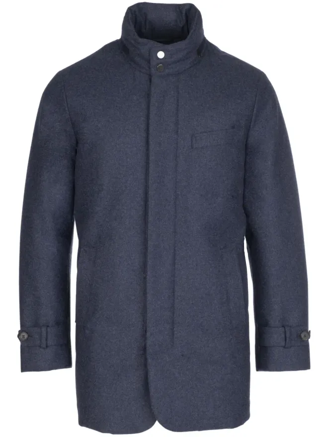Norwegian Wool Norwegian Wool ダウンライニング付きバージンウールコートの商品画像