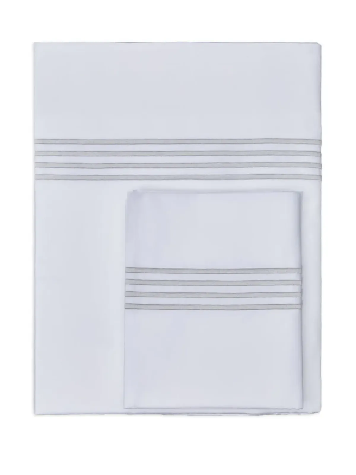 Thom Browne 4-Bar シーツセット（240cm×305cm）- ホワイト - 画像2